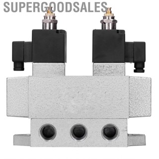 Supergoodsales 3 Position Solenoid Valve  Pneumatic Reliable Industrial Supplies for Daily Use