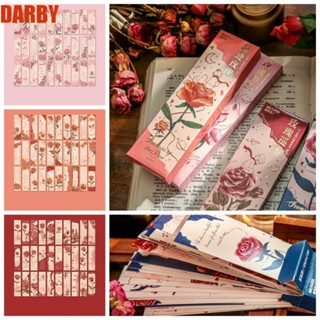 Darby ที่คั่นหนังสือกระดาษ ลายดอกกุหลาบแฟนตาซี โรแมนติก 30 ชิ้น ต่อชุด