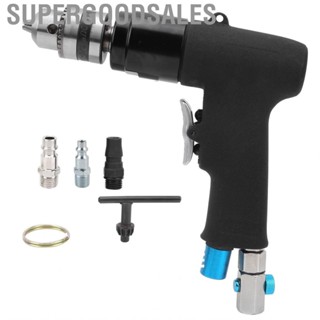 Supergoodsales Reversible Pneumatic Drilling Machine 1.0-10mm Air Drill Wear Resistant for Furniture Tapping Production