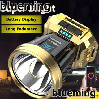 Blueming2 ไฟฉายสปอตไลท์ LED ABS กันน้ํา พลังงานสูง ชาร์จได้ 2 in 1 สําหรับผู้หญิง