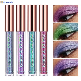 Langmanni Pearlescent Shiny Liquid Eyeshadow Ten Color Single Pack Chameleon highgoss.th