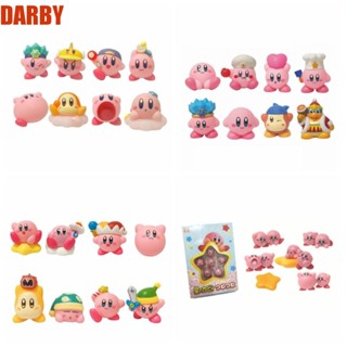 Darby โมเดลฟิกเกอร์ PVC รูปการ์ตูนอนิเมะ Star of Kirby สีชมพู ของเล่นสําหรับเด็ก