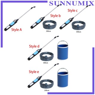 [Sunnimix] ก้านรดน้ําต้นไม้ แบบพกพา ชาร์จ USB สําหรับทําความสะอาดหน้าต่าง สวน สัตว์เลี้ยง