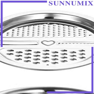 [Sunnimix] ชามสเตนเลส ขูดผัก สลัด อเนกประสงค์ 3 ชิ้น