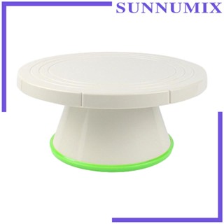 [Sunnimix] แท่นวางเค้ก หมุนได้ น้ําหนักเบา กันลื่น สําหรับตกแต่งเค้ก