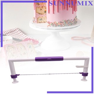 [Sunnimix] เครื่องตัดเค้ก สเตนเลส ปรับระดับได้ DIY สําหรับทําเบเกอรี่