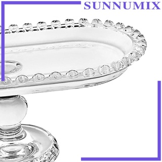 [Sunnimix] ถาดแก้วใส่อาหาร ผลไม้ บุฟเฟ่ต์ สําหรับเค้ก ขนมหวาน งานแต่งงาน