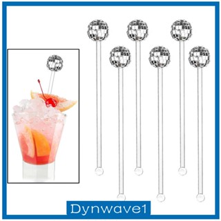 [Dynwave1] ลูกบอลดิสโก้ ใช้ซ้ําได้ สําหรับร้านอาหาร คาเฟ่ วันเกิด 6 ชิ้น