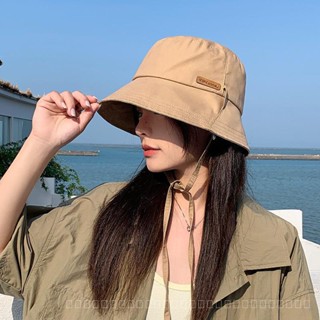 0828YWBH Japanese Style Fisherman Hat Womens Summer Big Brim Sun Hat Fashionable All-Match Face-Showing Small Bucket Bucket Hat Face Cover Sun-Proof Hat Sun Protection防晒 RP8F