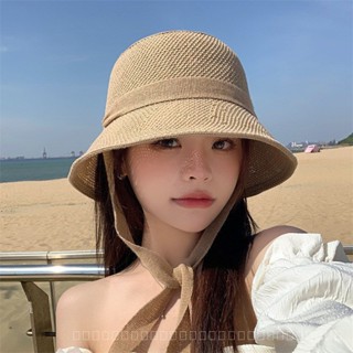 0828YWBH Hat New Breathable Korean Style Bucket Hat Leisure Windproof Bucket Hat Summer Foldable Sun-Proof Sun Hat Sun Protection防晒 KKUD