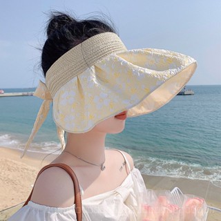 0828YWBH Sun Hat Female Summer Double-Sided Air Top Shell-like Bonnet Big Brim Sun Hat UV Cycling Sun Hat Female Travel Sun-Proof防晒 GQIE