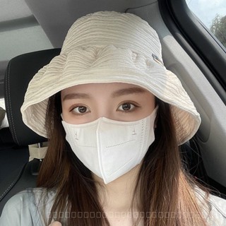 0828YWBH Japanese UV UV Protection Sun-Proof Big Brim Fisherman Hat Female Spring and Summer Travel Big Head Circumference Sun Hat Female Basin Sun Protection防晒 ZC86