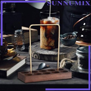 [Sunnimix] ที่วางเมล็ดกาแฟ แบบไม้ กันลื่น สําหรับตกแต่ง