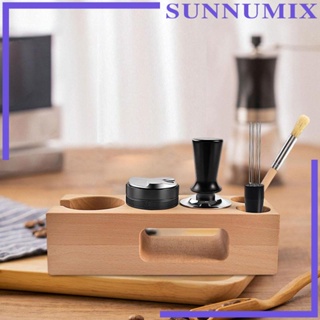 [Sunnimix] ชุดอุปกรณ์แทมเปอร์กรองกาแฟเอสเปรสโซ่ แบบไม้