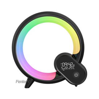 [Fenteer] โคมไฟกลางคืน LED RGB ชาร์จ USB สําหรับตกแต่งหอพัก ข้างเตียง ห้องอาหาร ปาร์ตี้