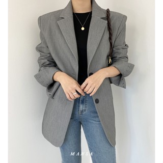 MANSA korean blazer สูทผู้หญิง เสื้อสูทแฟชั่น