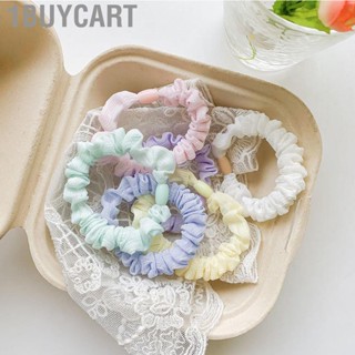 1buycart Elastic Hair Scrunchy Chiffon Simple Soft Small Intestine Cute for Daily Use Working School