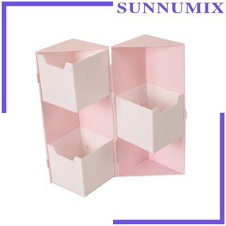 [Sunnimix] อุปกรณ์จัดเก็บเครื่องสําอาง แบบตั้งโต๊ะ สร้างสรรค์ สําหรับห้องนอน