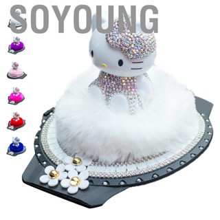 Soyoung Car  Decoration Figurine Rhinestone Dashboard  Interior Ornament