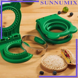 [Sunnimix] เครื่องตัดแซนวิช และซีล ใช้ซ้ําได้ สําหรับทําขนมปังปิ้ง คุกกี้ DIY