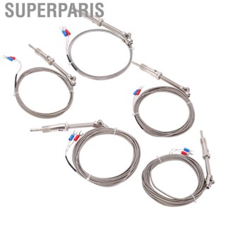 Superparis Heat-resistant K Type Stainless Steel Thermocouple  Probe 1M/2M/ /4M/5M