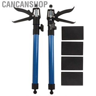 Cancanshop Cabinet Support Pole  Robust Easily Adjusting Extendable 50‑115cm Hanging Rod for Home Decoration