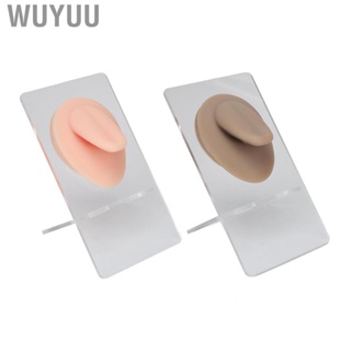 Wuyuu Piercing Tongue Model  Simulated Soft 3D Silicone Lifelike Portable for Technician Salon