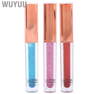 Wuyuu Glitter Eyeliner  No Irritation Colorful Soft Fine Brush Refreshing Texture for Makeup