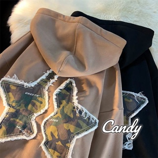 Candy Kids  เสื้อผ้าผู้ญิง แขนยาว เสื้อฮู้ด คลุมหญิง สไตล์เกาหลี แฟชั่น  Stylish รุ่นใหม่ Chic Unique A28J1CZ 36Z230909