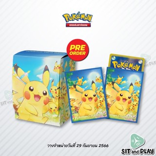 [Pre-Order] Pokemon TCG - Deck Case / Sleeves ลายโปเกมอน การชุมนุมของพิคาชู ลิขสิทธิ์แท้ 100% (วางจำหน่าย 29/09/66)