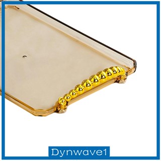 [Dynwave1] ถาดเสิร์ฟอาหาร พร้อมที่จับ สําหรับห้องน้ํา ห้องนอน บ้าน ออฟฟิศ