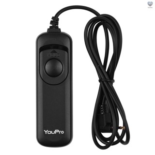 {Titi} Youpro E3 สายเคเบิลรีโมตกดชัตเตอร์ 1.2 ม. 3.9 ฟุต แบบเปลี่ยน สําหรับ Canon G10 G11 G12 G15 G1X SX50 700D EOS 1300D Pentax K-5 K-5II K-7 Samsu