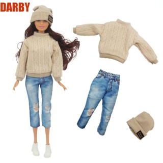 Darby เสื้อกันหนาว ผ้ายีน 1/6 BJD 30 ซม. อุปกรณ์เสริม สําหรับตุ๊กตา Ob11