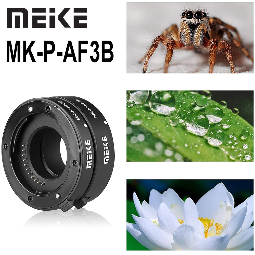 MEIKE AF Auto Focus Macro Extension Tube แหวน 10 มม.16 มม.สําหรับ Panasonic Olympus micro 4/3 M4/3 M43 Mount Mirrorless กล้อง Meike