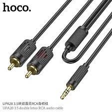 Hoco UPA28  สายสัญญาณ 3.5mm To RCA L/R ความยาว 1.5 เมตร