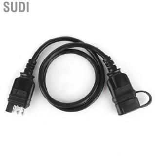 Sudi Wire Plug  32in 4 Pin DC 12V Flat Extension Cable Male Female Connector for RV Trailer Accessories