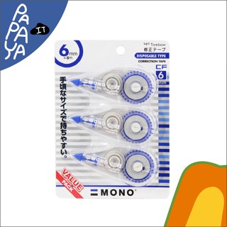 Tombow MONO เทปลบคำผิด CT-CF6 6 mm. แพ็ค 3 ชิ้น