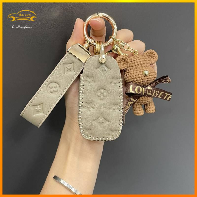 Legacy XV Subaru Outback Forester Premium Leather Keycase สําหรับกระเป๋าสตรีหัวเข็มขัดฝาครอบรถพวงกุญ