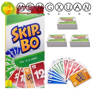 Mengxuan SKIP BO การ์ดเกม 162 ใบ สําหรับผู้เล่น 2-6 คน