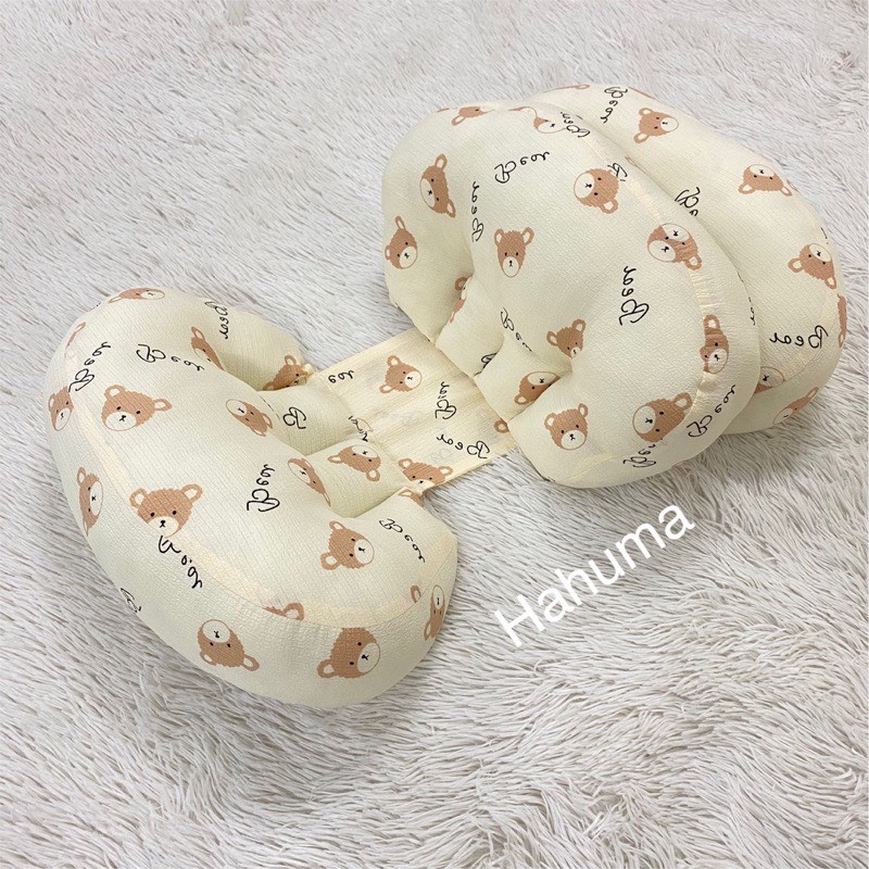 Canh Tien Pregnancy Block 3 Royal Pillows หมอนเสริมสําหรับพยุงหน้าท้องและพนักพิงสําหรับคุณแม่ตั้งครร