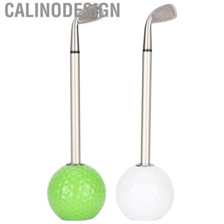 Calinodesign Golfing Pen Office Desk Decor Multi‑Function Holding Stand w/ Ball