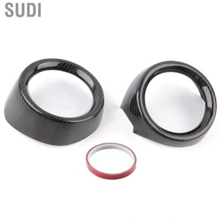 Sudi Pair of Center Console Side AC Cover Dashboard Air Vent Trim Fit for Alfa Romeo Stelvio 17‑20