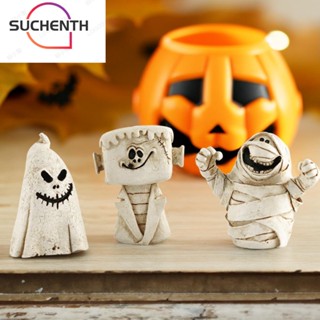 Suchenth โมเดลหัวฟักทองเรซิ่น สําหรับตกแต่งปาร์ตี้ฮาโลวีน