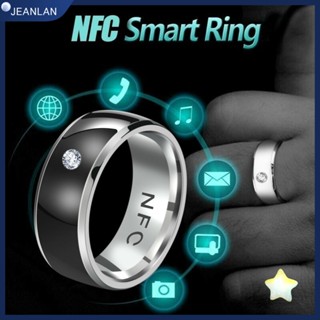 Jeanlan NFC แหวนสวมนิ้วมือ อเนกประสงค์ สําหรับโทรศัพท์มือถือ Android