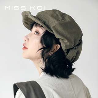 Misskoi [พร้อมส่ง] หมวกเบเร่ต์ ขนาดเล็ก สไตล์ญี่ปุ่นย้อนยุค สําหรับผู้หญิง