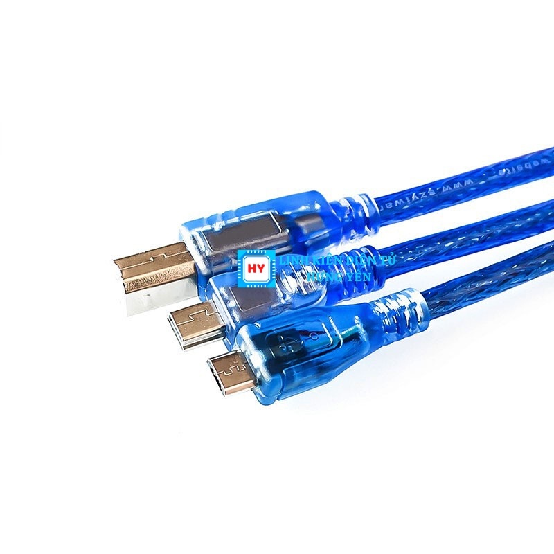 Arduino R3 / Mega2560/ Nano/ Node MCU รหัส Loader Cable - สาย Mini USB - USB 2.0 Type B, สาย Type C