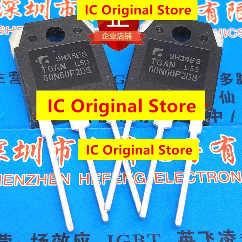 Tgan60n60f2ds ใหม่ พร้อมส่ง เครื่องเชื่อมไฟฟ้า IGBT ท่อเดี่ยว TO-3P 600V 60A TGAN60N60 60N60F2DS