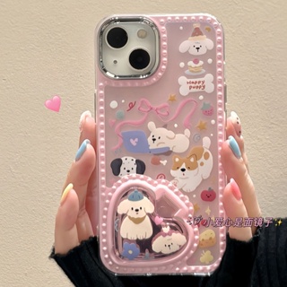 เคสโทรศัพท์มือถือ แบบนิ่ม ลายการ์ตูนลูกสุนัข สําหรับ iPhone 14promax 13 11 12 14pro