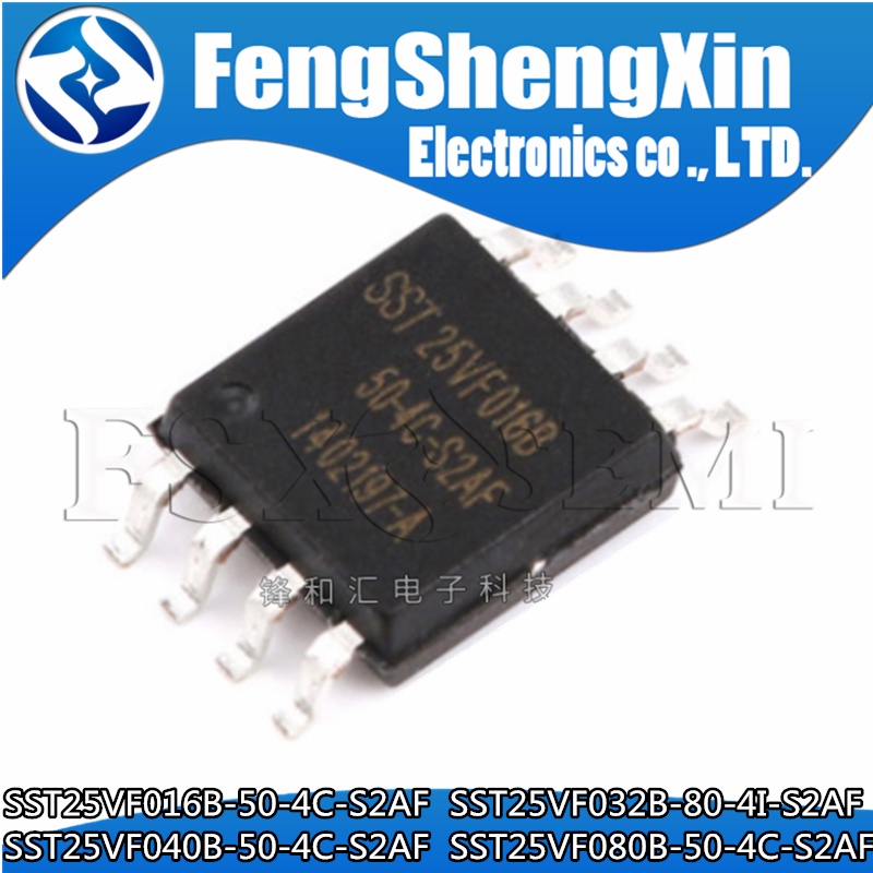 วงจรรวม SST25VF016B SST25VF040B SST25VF080B-50-4C-S2AF SST25VF032B-80-4I-S2AF SST25VF032B SOP8 10 ชิ