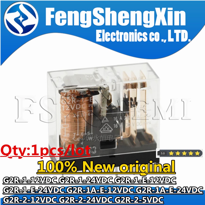 รีเลย์ G2R-1-12VDC G2R-1-24VDC G2R-1-E-12VDC G2R-1-E-24VDC G2R-1A-E-12VDC G2R-1A-E-24VDC G2R-2-12VDC